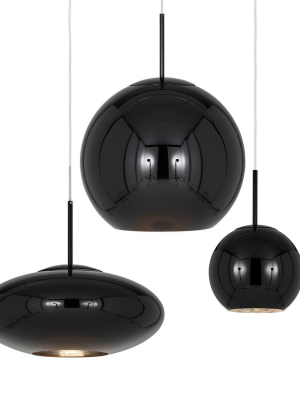 Copper Pendant Collection: Black