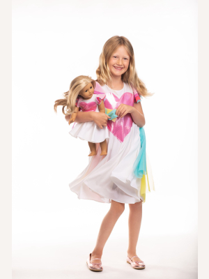 Matching Girl & Doll Unicorn Dress