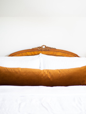 S|h Copper Velvet Lumbar Pillow