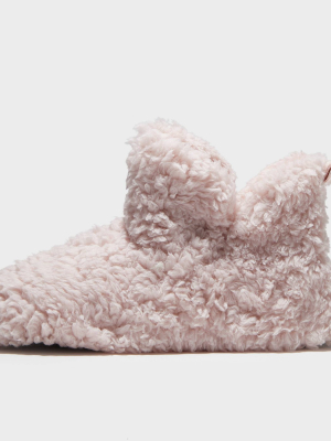 Women's Dluxe By Dearfoams Evelynne Bootie Slippers - Pink