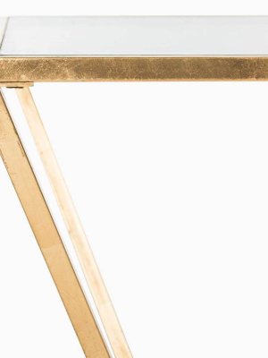 Allen Gold Leaf Retro Coffee Table Gold