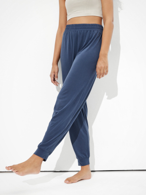 Ae High-waisted Fleece Lounge Jogger