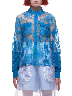 Lace Doily Shirt (ucz1405-light-blue)