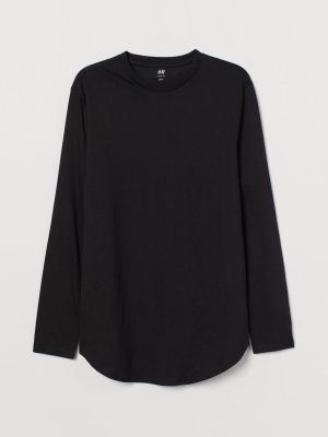 Long-sleeved Shirt Long Fit