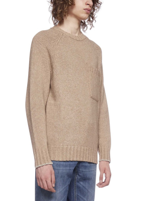 Brunello Cucinelli Chest-pocket Crewneck Jumper