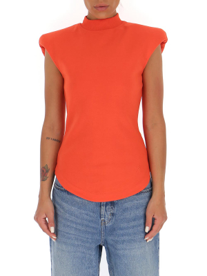 The Attico Jesse Short Sleeve Top