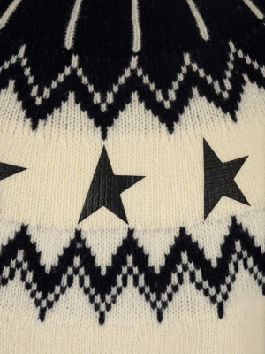 Golden Goose Deluxe Brand Jacquard Star Printed Knit Sweater