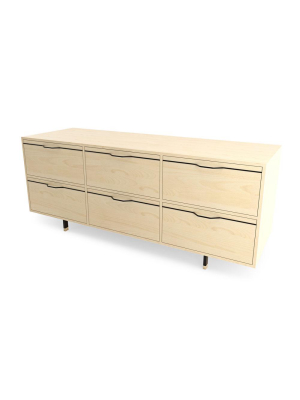 Chapman Storage Dresser Credenza - Maple