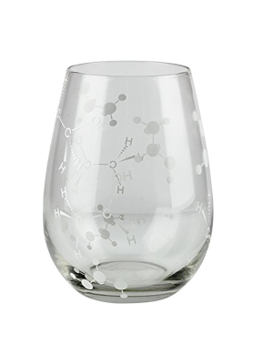 Ut Brands Chemistry Themed 21oz Stemless Wine Glass