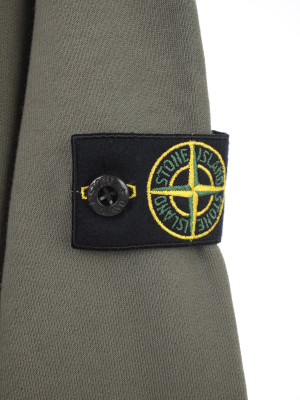 Stone Island Junior Logo Patch Hoodie