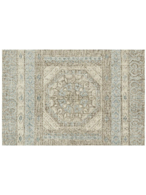 Stone And Blue Tatum Rug