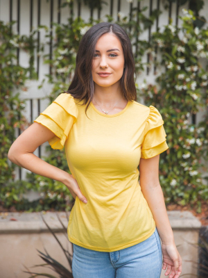 Rebekah Top - Yellow