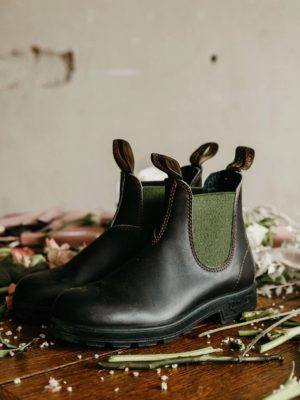 W's #519 Chelsea Boots -olive /stout