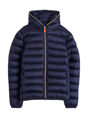 Save The Duck Kids Hooded Quilted Jacket