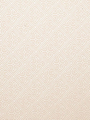 Sample Jalousie Wallpaper In Beige From The Perroquet Collection By Nina Campbell