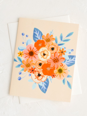 Bouquet Blues Card