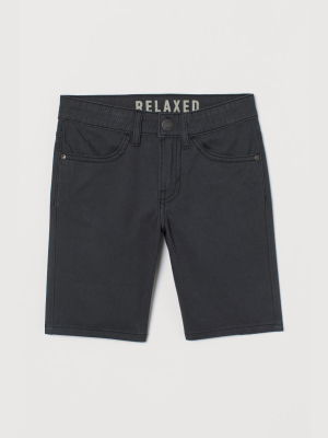 Cotton Twill Shorts