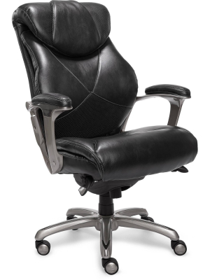 Cantania Executive Bonded Leather Office Chair With Air Technology Black - La-z-boy