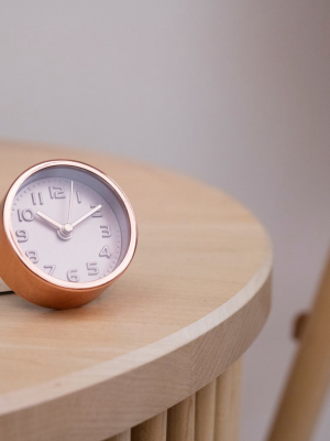 Gold And Copper Alarm Clock