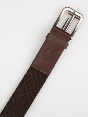 Tod's Canvas Trim Belt