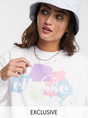 Ellesse Oversized Sweatshirt With Vintage Logo Graphic