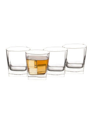 10.5oz 4pk Glass Double Old Fashion Glasses - Cathy's Concepts