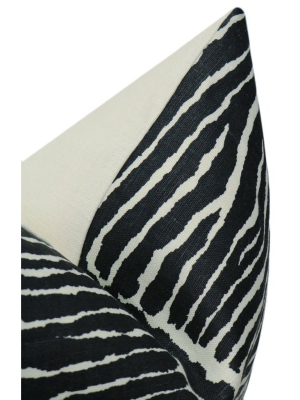 Le Zebre Black Pillow