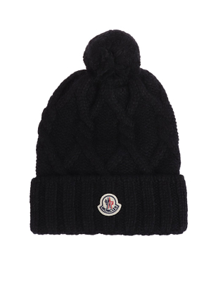 Moncler Cable Knitted Beanie