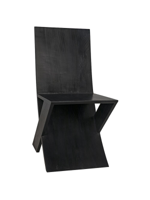 Noir Tech Black Occasional Chair