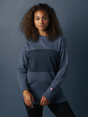 Women's Go-to Stripe Long Crewneck