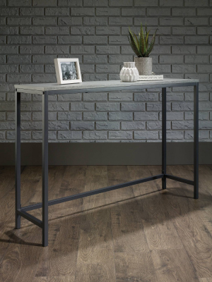 North Avenue Sofa Table Faux Gray - Sauder