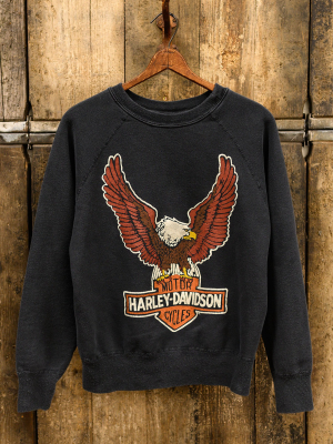 Harley Davidson Full Throttle Shrunken Sweatshirt