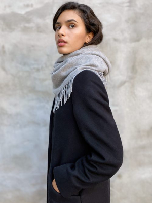 The New Classic Wool Triangle Scarf