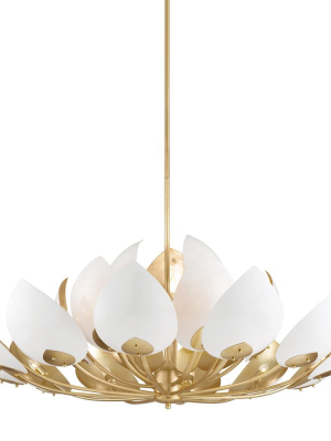 Lotus 21 Light Chandelier