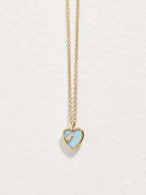 Inlay Heart Pendant