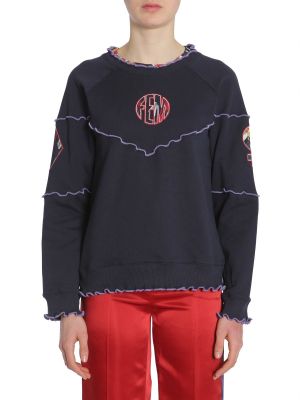 Opening Ceremony Frill Trim Sweatshirt