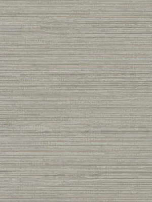 Fine Line Wallpaper In Taupe From The Design Digest Collection By York Wallcoverings