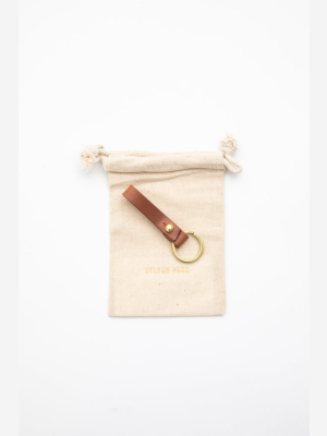 Sylvan Park Slim Keychain Chestnut