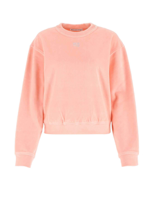 T By Alexander Wang Crystal Logo Sweatshirt