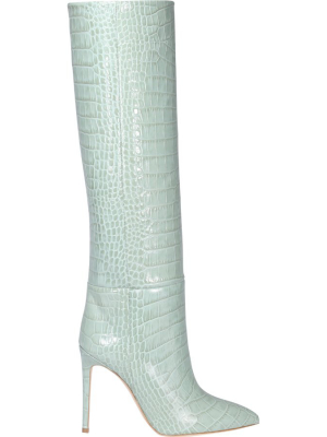 Paris Texas Embossed Knee-high Boots