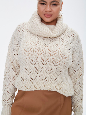 Plus Size Turtleneck Sweater