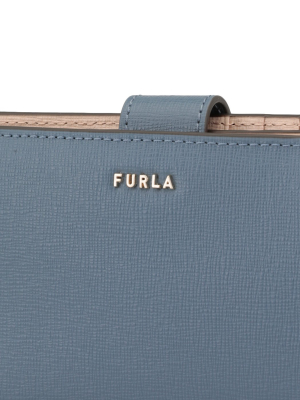 Furla Babylon Logo Plaque Compact Wallet