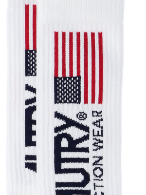 Autry Logo Intarsia Socks