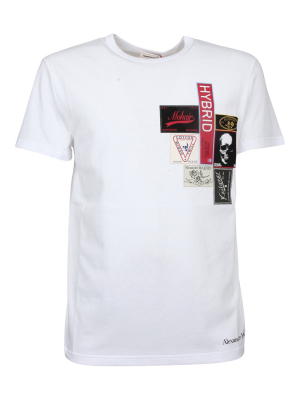 Alexander Mcqueen Label Printed T-shirt