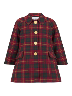 Islington Girls Coat - Festive Tartan - Special Edition