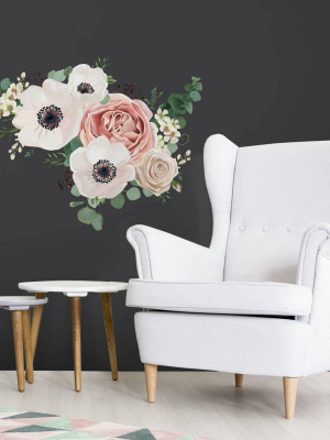 Fresh Floral Peel And Stick Giant Wall Decal - Roommates