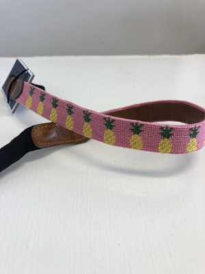 Pineapple Needlepoint Sunglass Straps