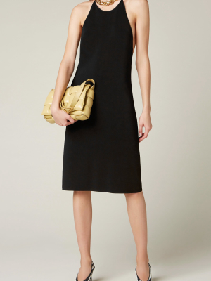 Stretch-jersey Halterneck Dress