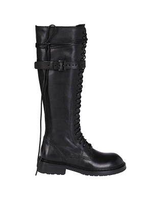 Ann Demeulemeester High Combat Boots