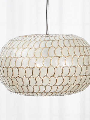 Luna Capiz Pendant Light